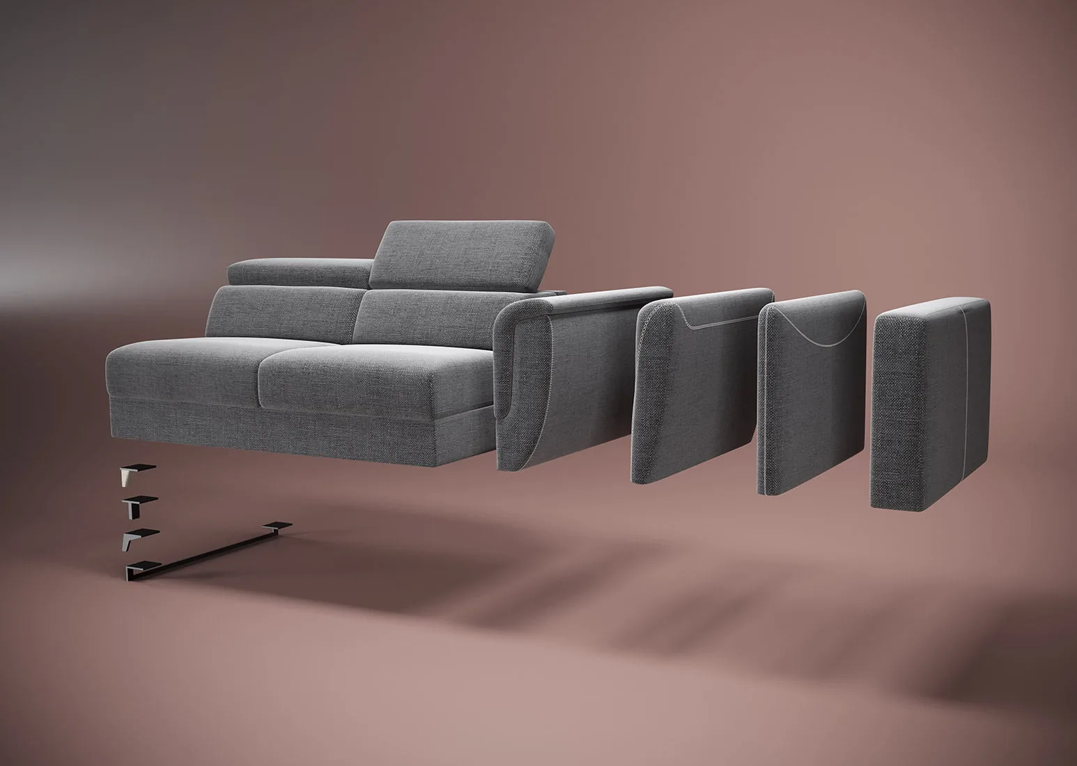 Divan lit DIENNE MODULAR – Image 8
